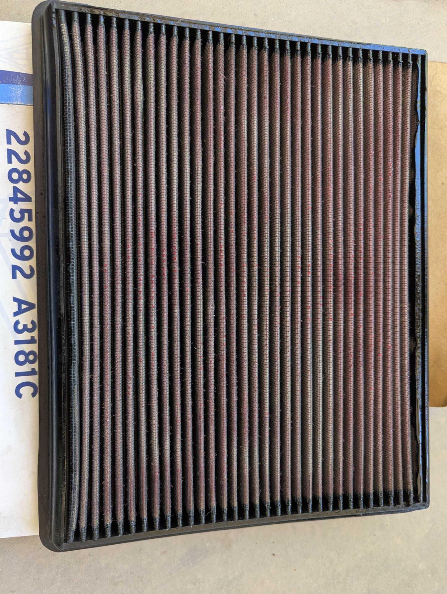 GMC Chevy truck K&N engine air filter