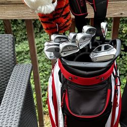 Nike Victory Red Forged Cavity Back Irons Set