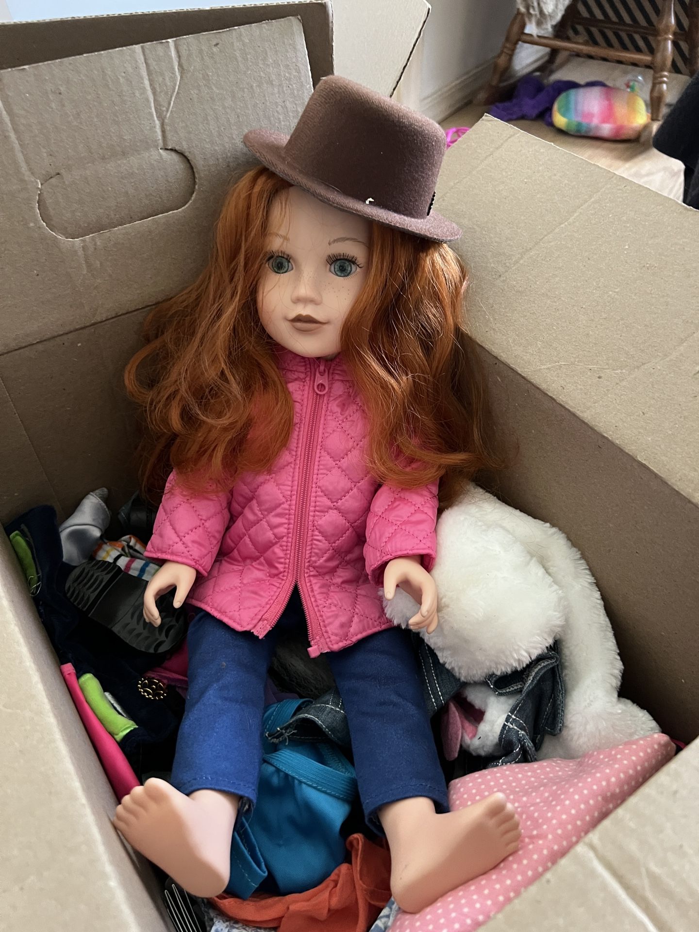 Doll And Clothes
