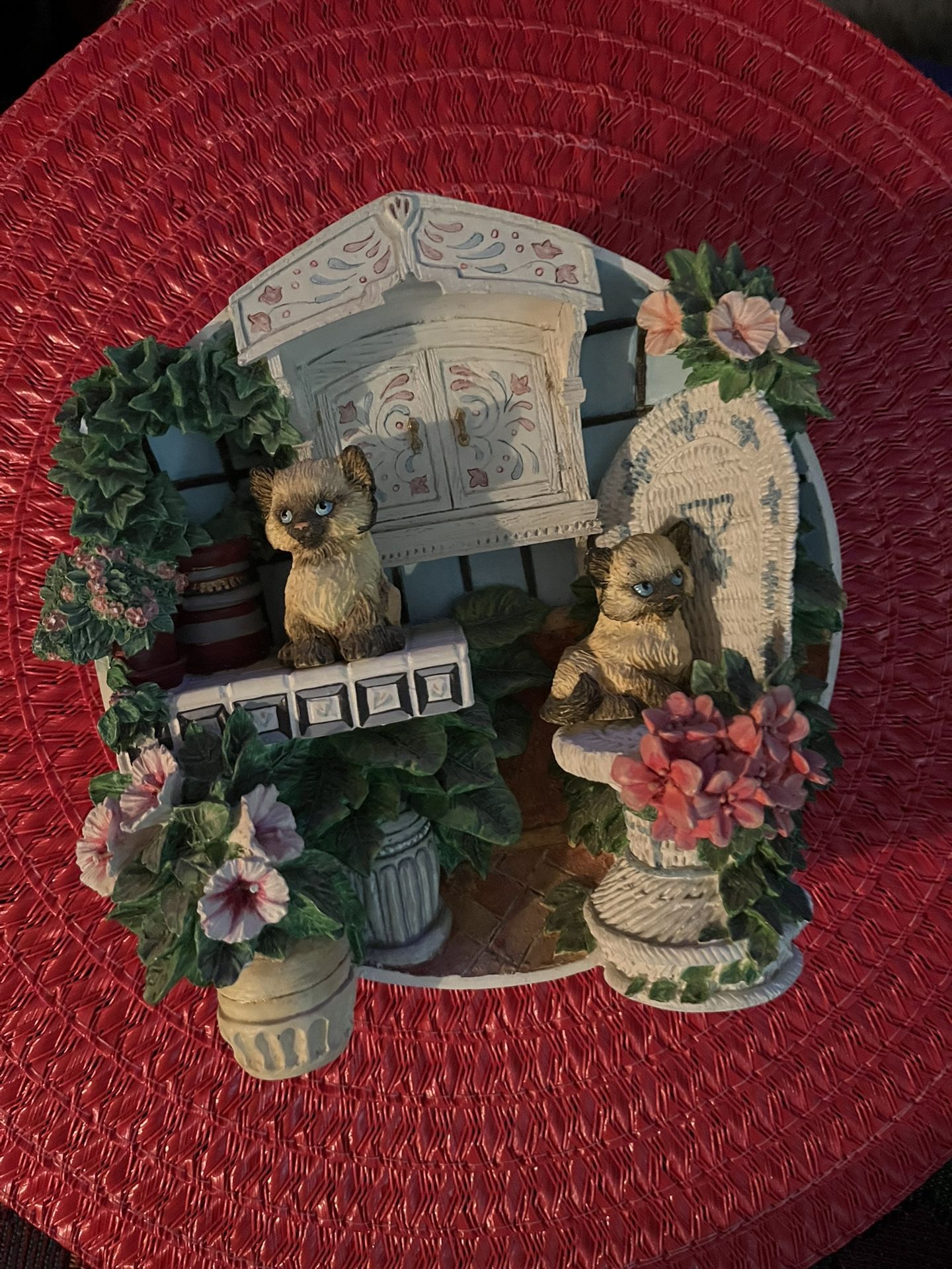 Knick Knack Kitty Cat Hamilton Collection Plate