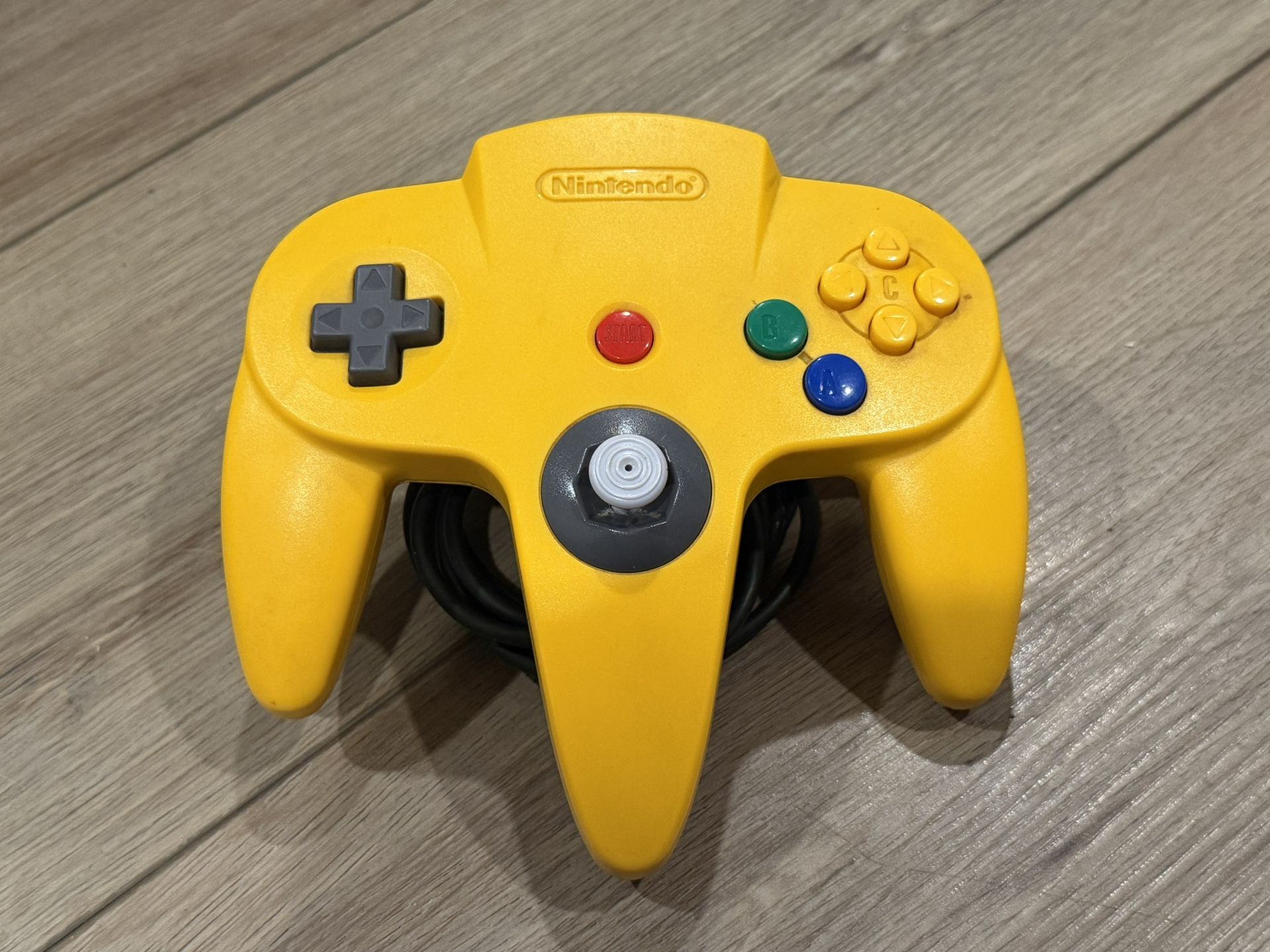 Yellow N64 Controller