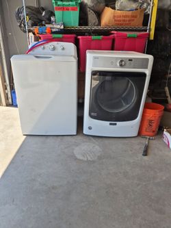 Washer and dryer