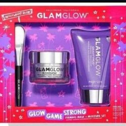 Glam Glow - Glow Game Strong Firming Mask + Moisture set