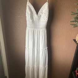 Long White Dress size S