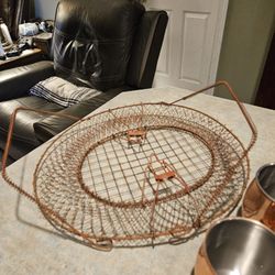 Copper Mugs With Collapsible. Metal Basket