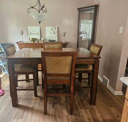 Dining room table and buffet