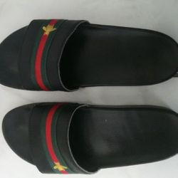 Gucci Slides Bumble Bee Little Bee Men's Size 9.5 Very Rare! $150