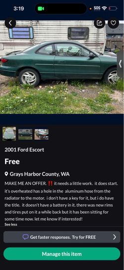 2001 ford escort