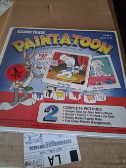 loony tunes  paint-a-toon  craft animation art cel