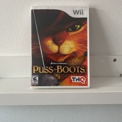 Puss In Boots Dreamworks Movie For Wii 