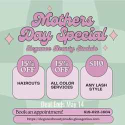 Special beauty salon for Mother's Day