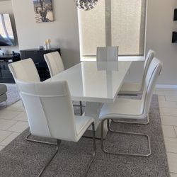 Dining Table With Six Chairs
