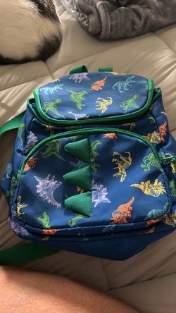 Small kids, backpack, cat, and Jack made by