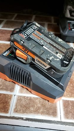 Ridgid battery and charger