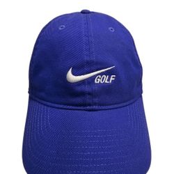 Nike Golf Dri-Fit Heritage 86 Hat Unisex Blue Adjustable
