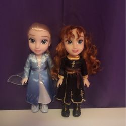 Anna And Elsa Frozen Doll