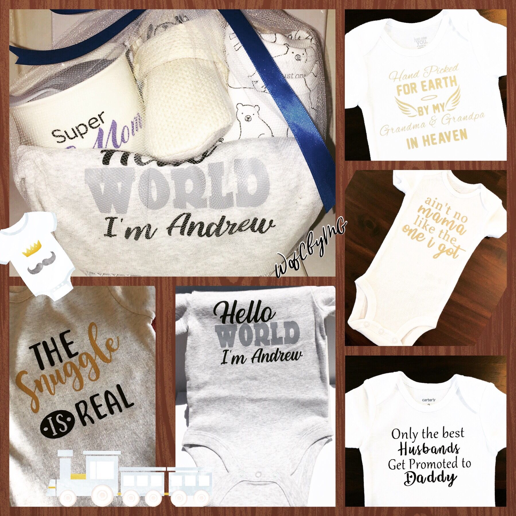 Custom baby onesies. Any name, Color, character or idea.