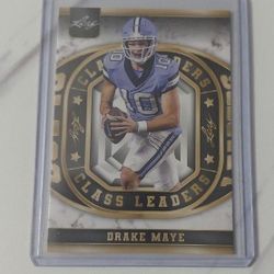 Drake Maye Leaf Rookie 
