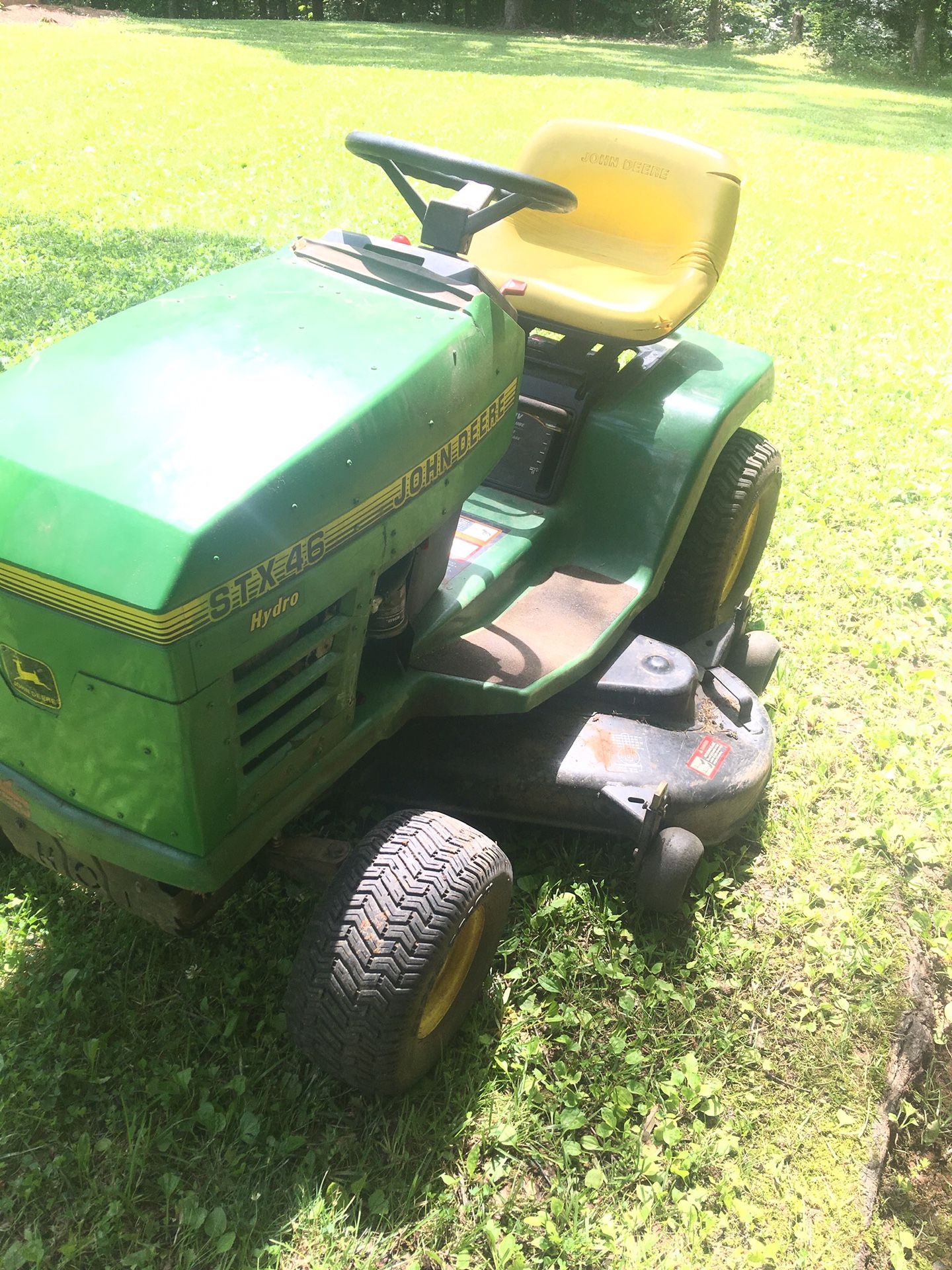 John Deere riding mower STX 46 for Sale in East Bend, NC - OfferUp