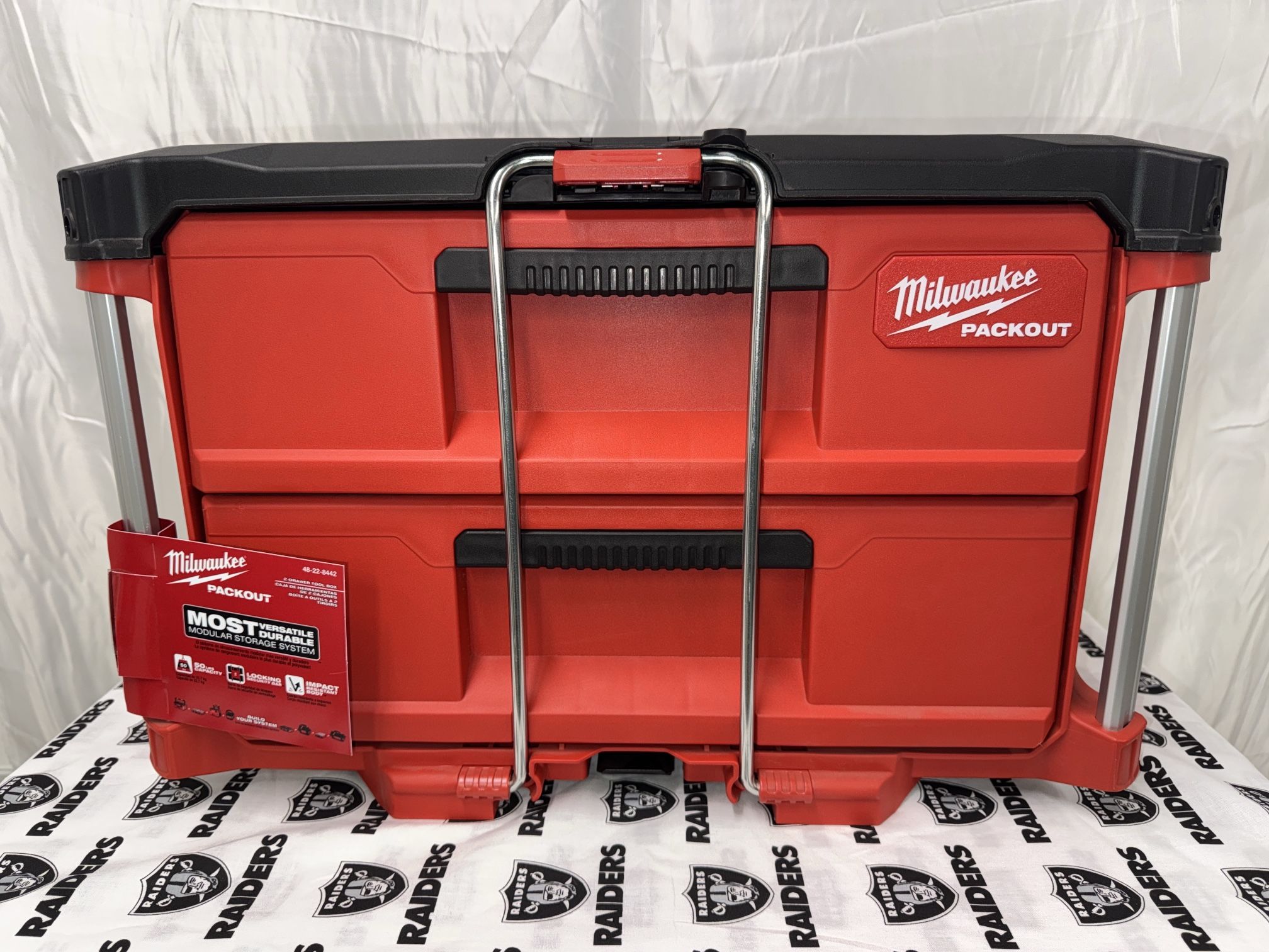 Milwaukee PACKOUT 22 in. 2-Drawer Tool Box with Metal Reinforced Corners