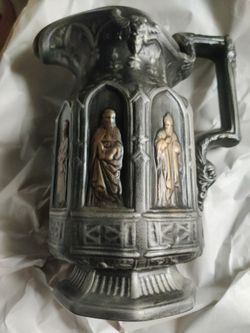 Vintage Gothic Apostle Pitcher