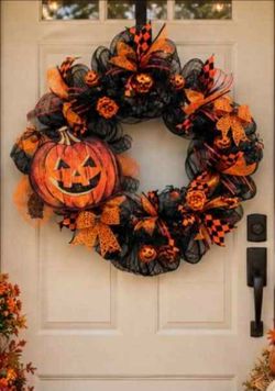 Pumpkin wreath