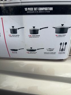 13-Piece Nonstick Cookware Set