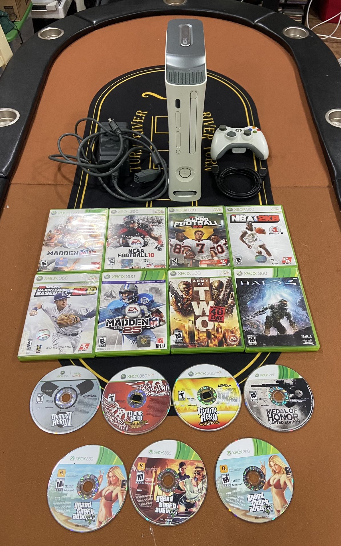 Microsoft Xbox 360 Core System Launch Edition White Console (B4K-00001)