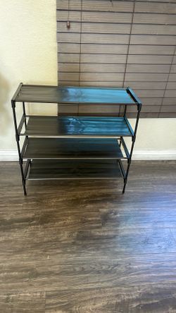 Black shoe rack new $10