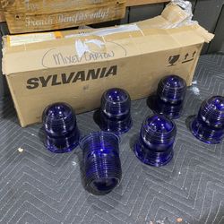 Blue Glass Globes For Light Fixtures 