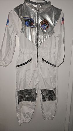 Complete Kids Astronaut Deluxe Costume with Helmet, Gloves & Boots