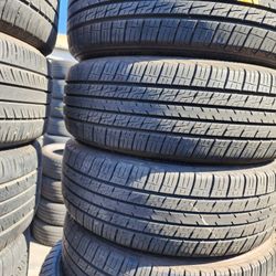 215/60r17 Tires Con 80% De Vida Las 4 