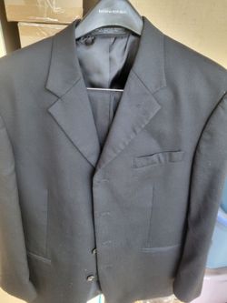 Men's black suit