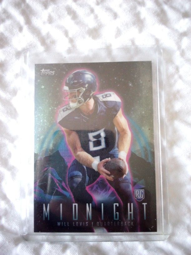 Will Levis 2024 Topps "Midnight"Rookie Card 