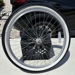 Nirve Bicycle front   26” Wheel With Tire That  Holds Air