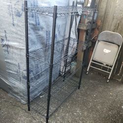 Metal Shelf Black 