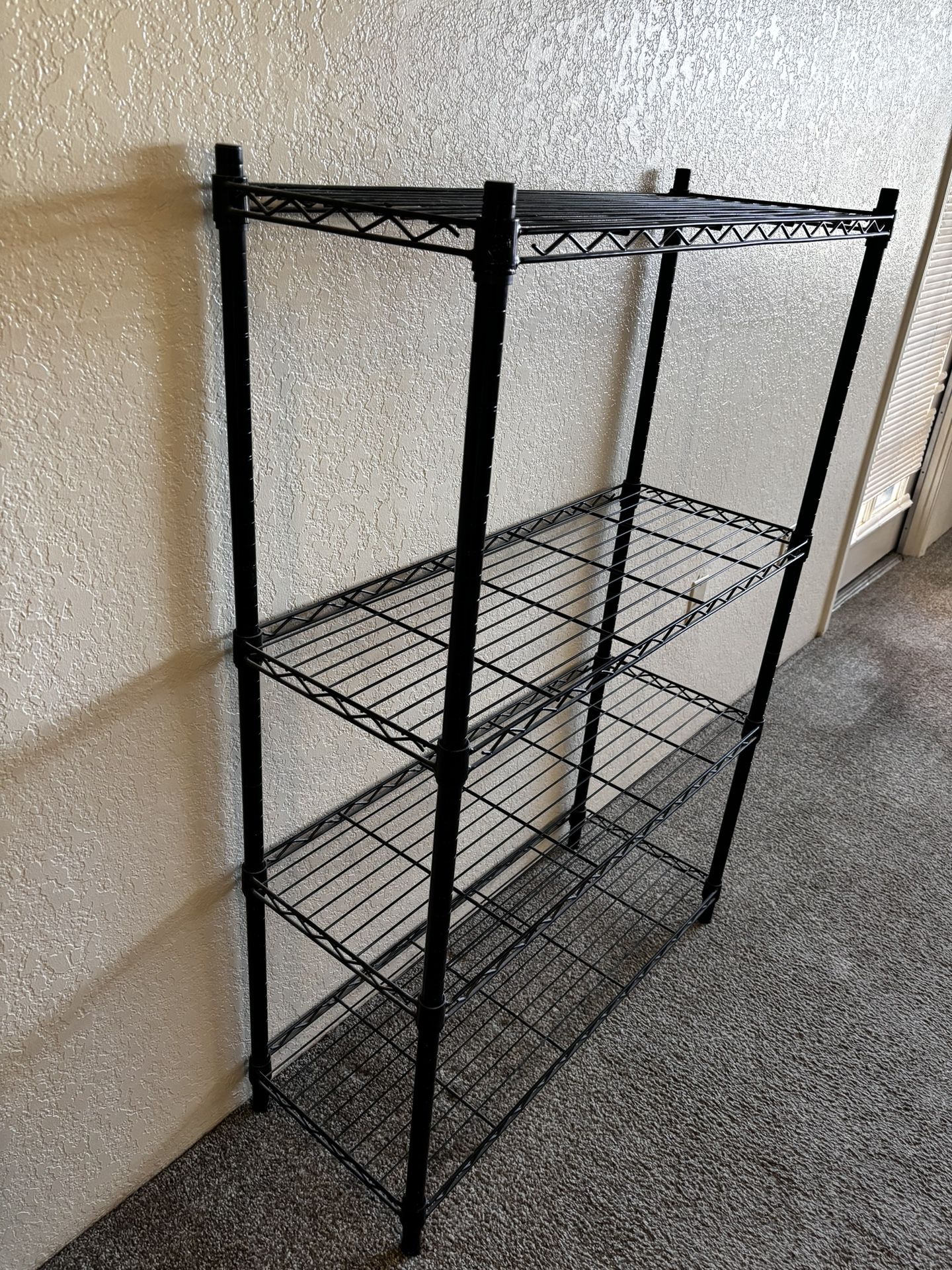 Black Wire 4 Tier Shelf