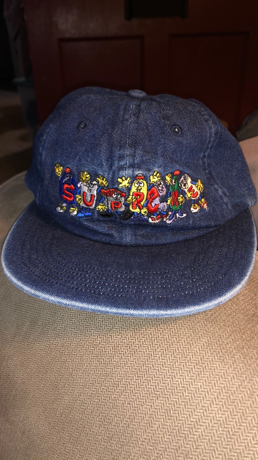 SnapBack SUPREME Denim Hat
