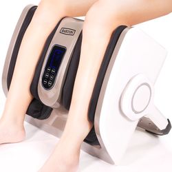 5 Speed Setting Shiatsu Kneading Rolling Foot Forearm Leg and Calf Massager W/Heating and Remote