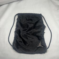 Air Jordan Jaw String Nylon BAG Chrome Pendant Jumpman Ripped  