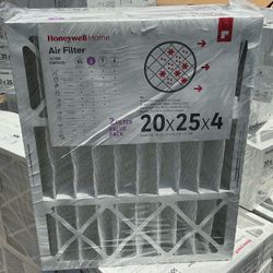 4 pack Honeywell 20x25x4 Air Conditioner Filter
