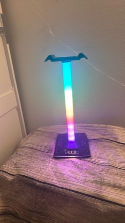RGB LED Gaming Headset Stand