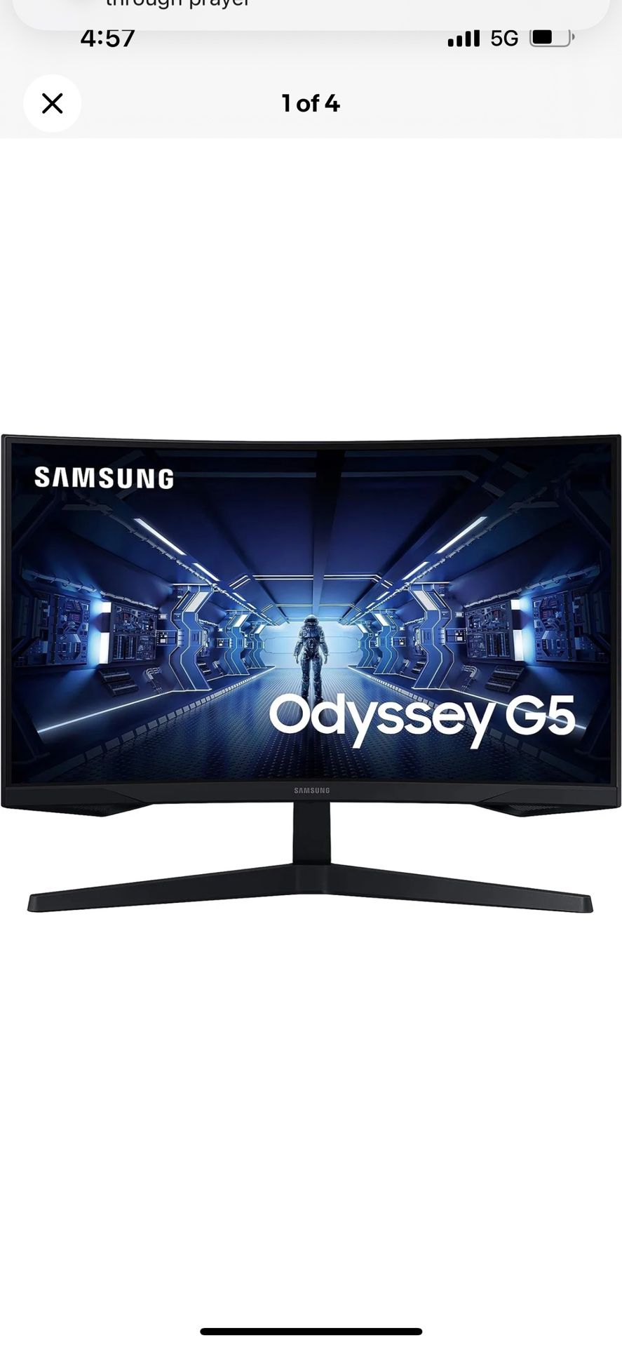 Samsung Odyssey 27 Inch G5 Monitor 