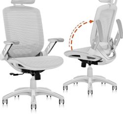 GABRYLLY Ergonomic Office Chair, High Back Home Desk Chair with Headrest, Silla De Oficina