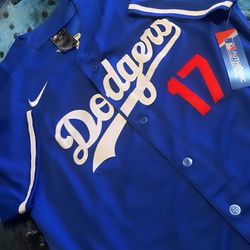 Dodgers Blue Ohtani Jersey S M L XL XXL