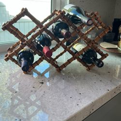 Bamboo Wine Rack