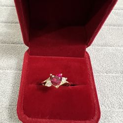 Heart ❤️ Ring 💍 14K YELLOW GOLD