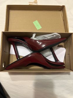 burgundy heels Size 39