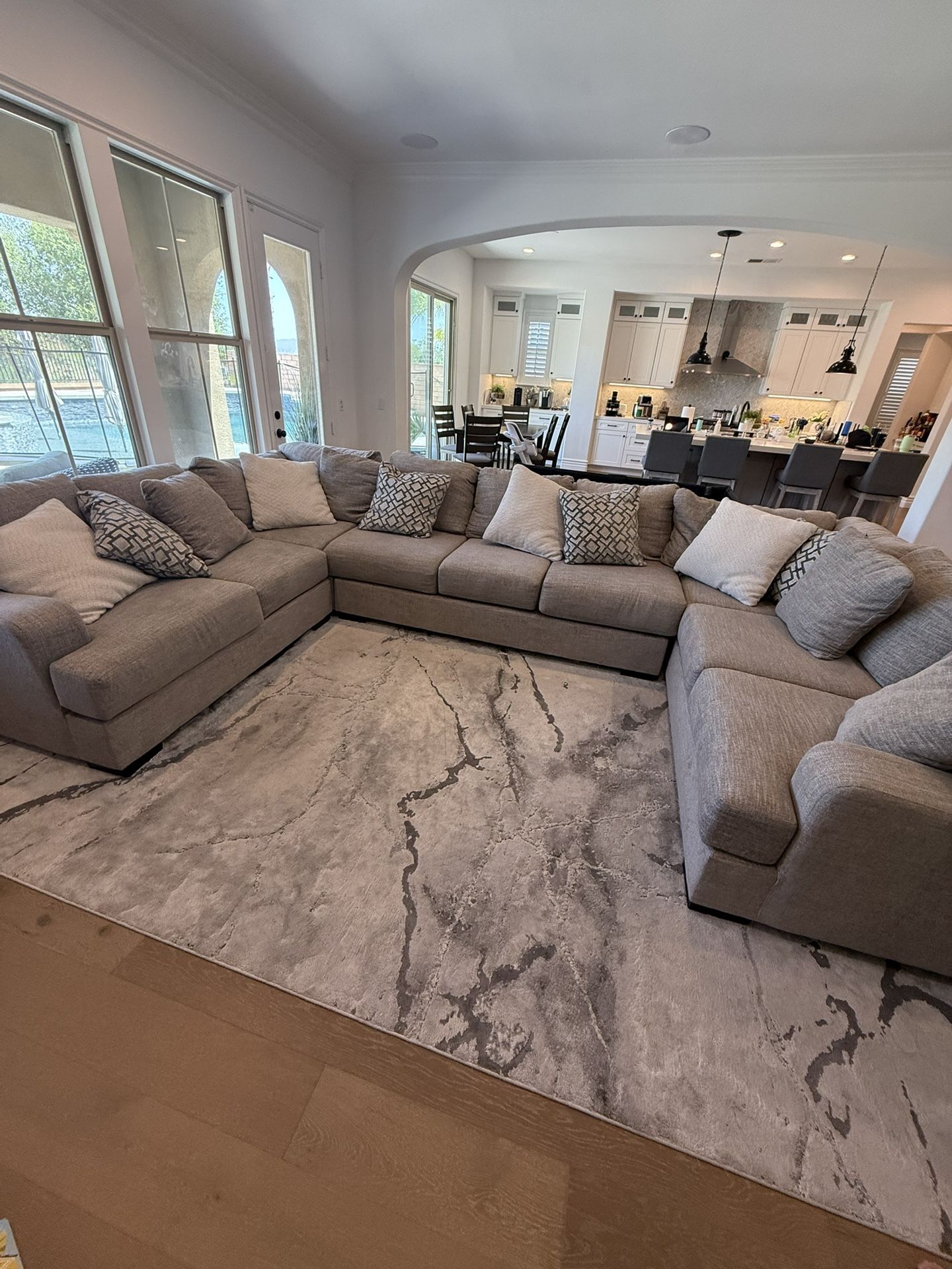 Grey Couch Sectional