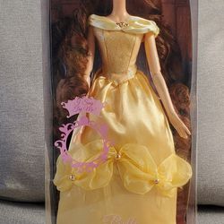 New In Box Disney Store Exclusive Singing Belle Doll